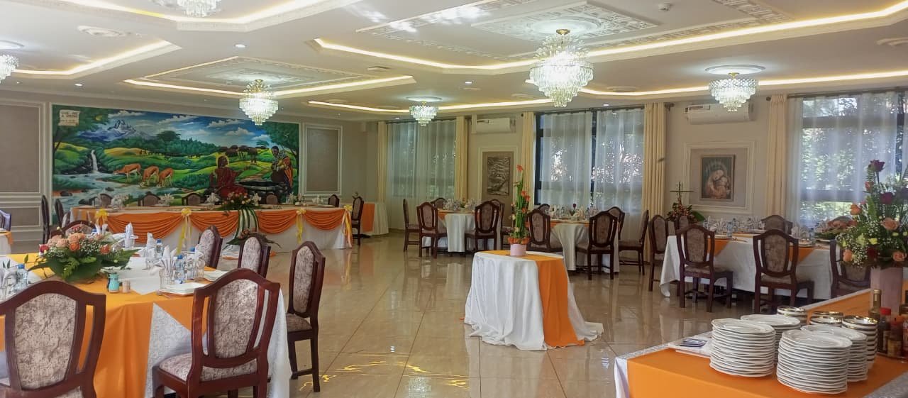 The dining hall by day.