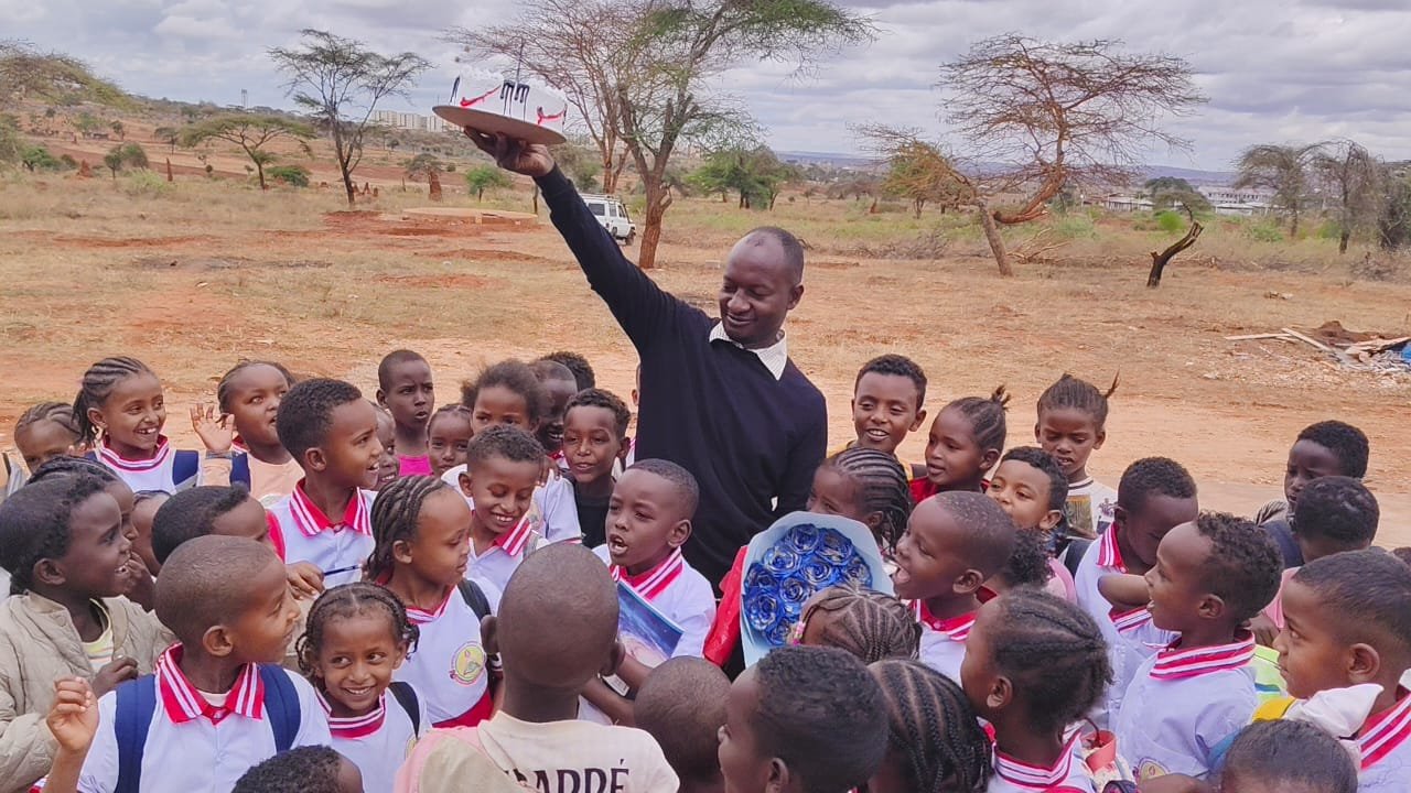 Celebration with the pupils of Spiritan Primary School Yabello